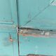 Antique patinated two-door cabinet
