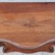 Large console from the Napoleonic III era in walnut and walnut burl.