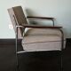 Fauteuil tchèque, 1960, métal, tissu et bois