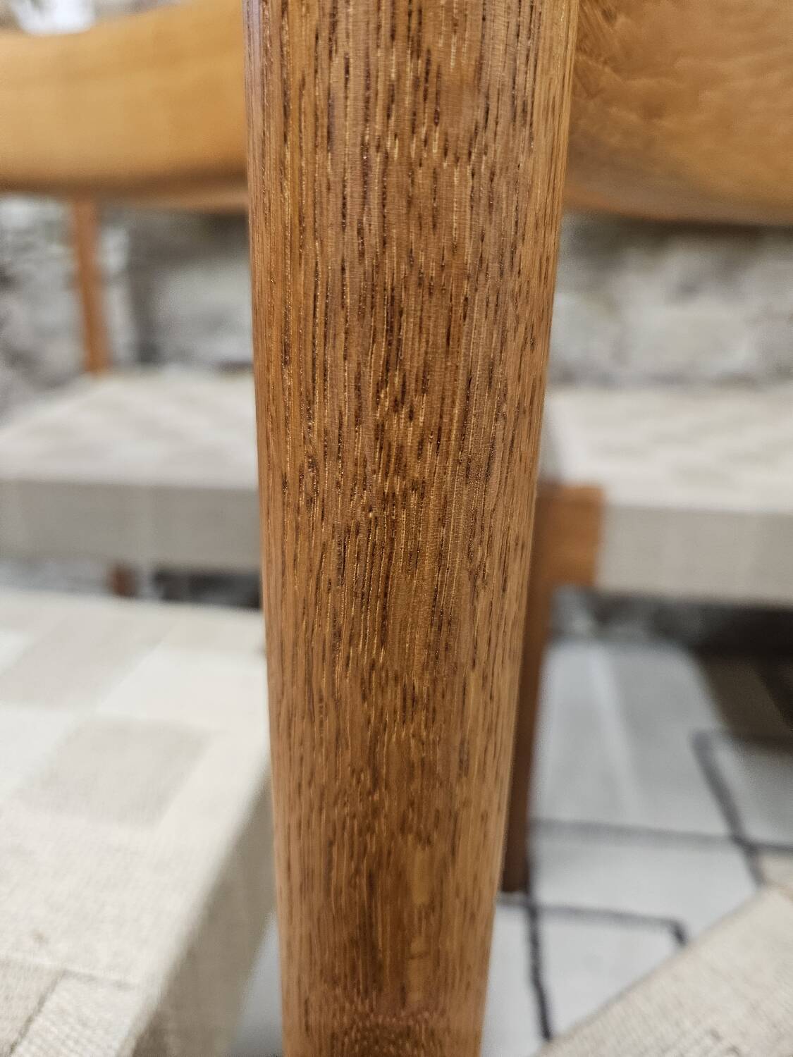 6 Scandinavian chairs 1960" braided straps