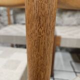 6 Scandinavian chairs 1960" braided straps