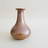 Brown vase by Manfred Buchholz