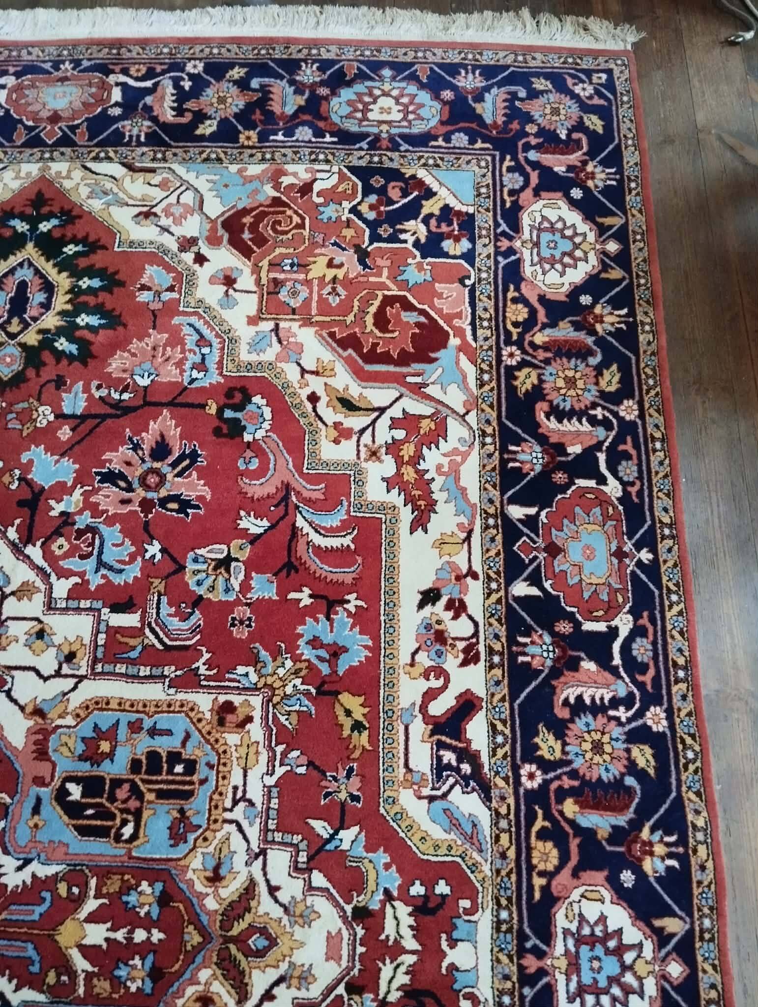 Tapis Indo Heriz fait main 318x223cm