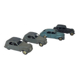 Old set of 4 dinky toys