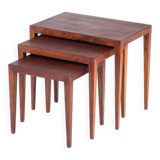 Nest Tables by Severin Hansen for Haslev Møbelsnedkeri, Denmark, 1960s, Set of 3