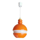 Vintage space age glass pendant light, Peill and Putzler