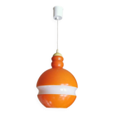Vintage space age glass pendant light, Peill and Putzler