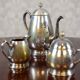 Service à café/thé en argent, années 1930, ensemble de 3 pièces