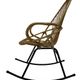 Vintage Dirk van Sliedregt Rohe Noordwolde rattan rocking chair
