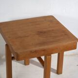 Antique solid wood work table – European side table – circa 1920–1950