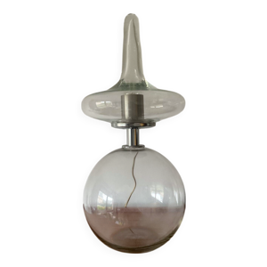 Lampe vintage en verre