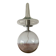 Vintage blown glass lamp from the 70s