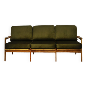 Scandinavian-style sofa made of cherry wood, 1960s