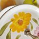 Digoin vintage serving plate cake stand, marguerite model, hand painted