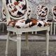 Baroque Style Wooden Dining Chairs, 1980