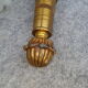 Neoclassical bronze wall lamp