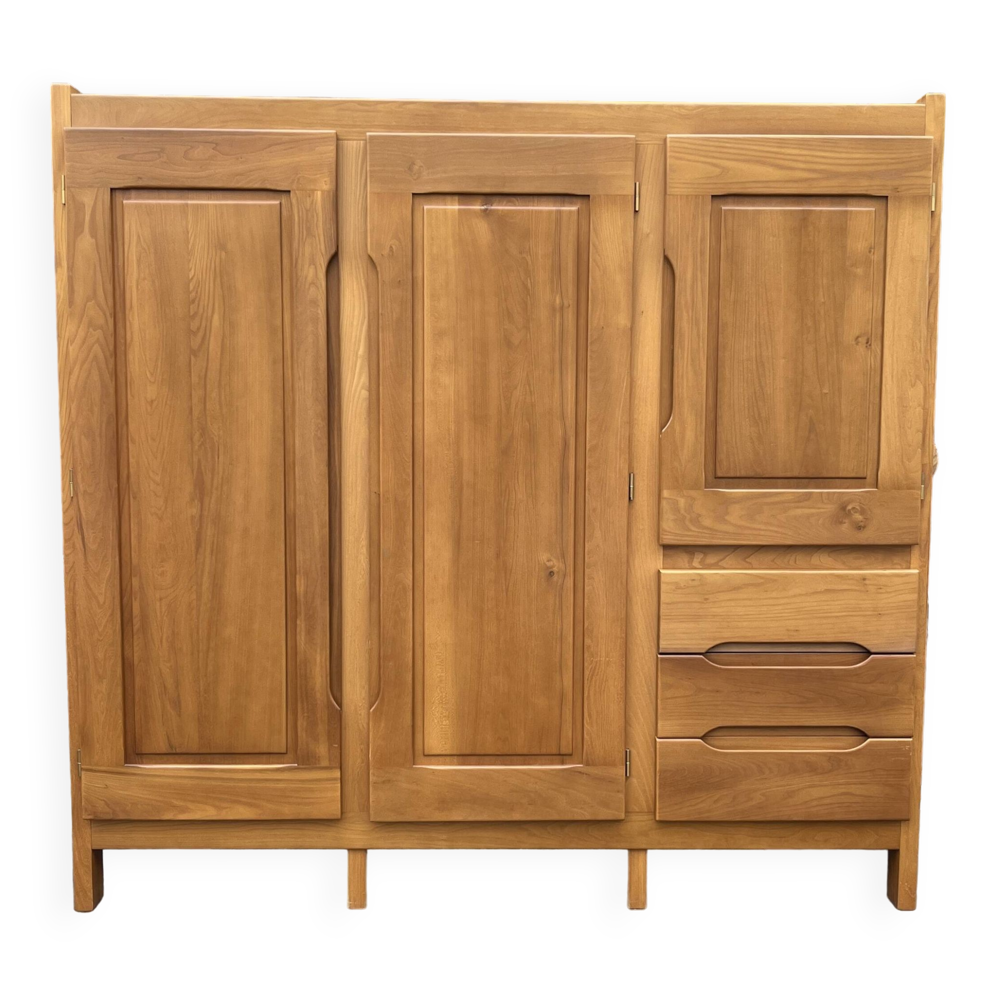 Large elm cabinet from Maison Regain