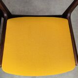 Pair of Danish Scandinavian chairs in rosewood, 1960s.