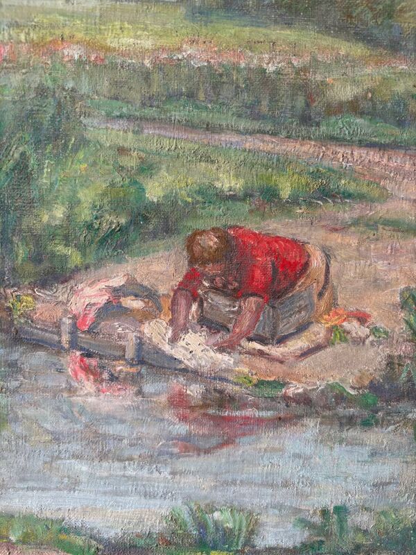 La lavandière signée