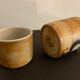 2 pots Pottery of La Colombe model sandstone flower 1970/1980