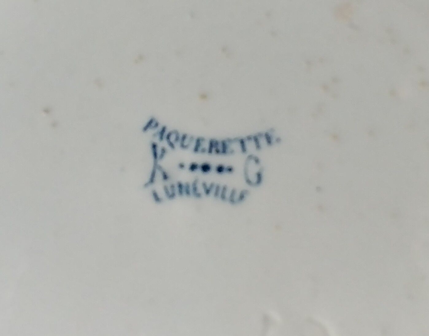 Large soup pot Terre de Fer de Luneville K &G model Paquerette late 19th