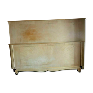 Lit Art Déco en bois