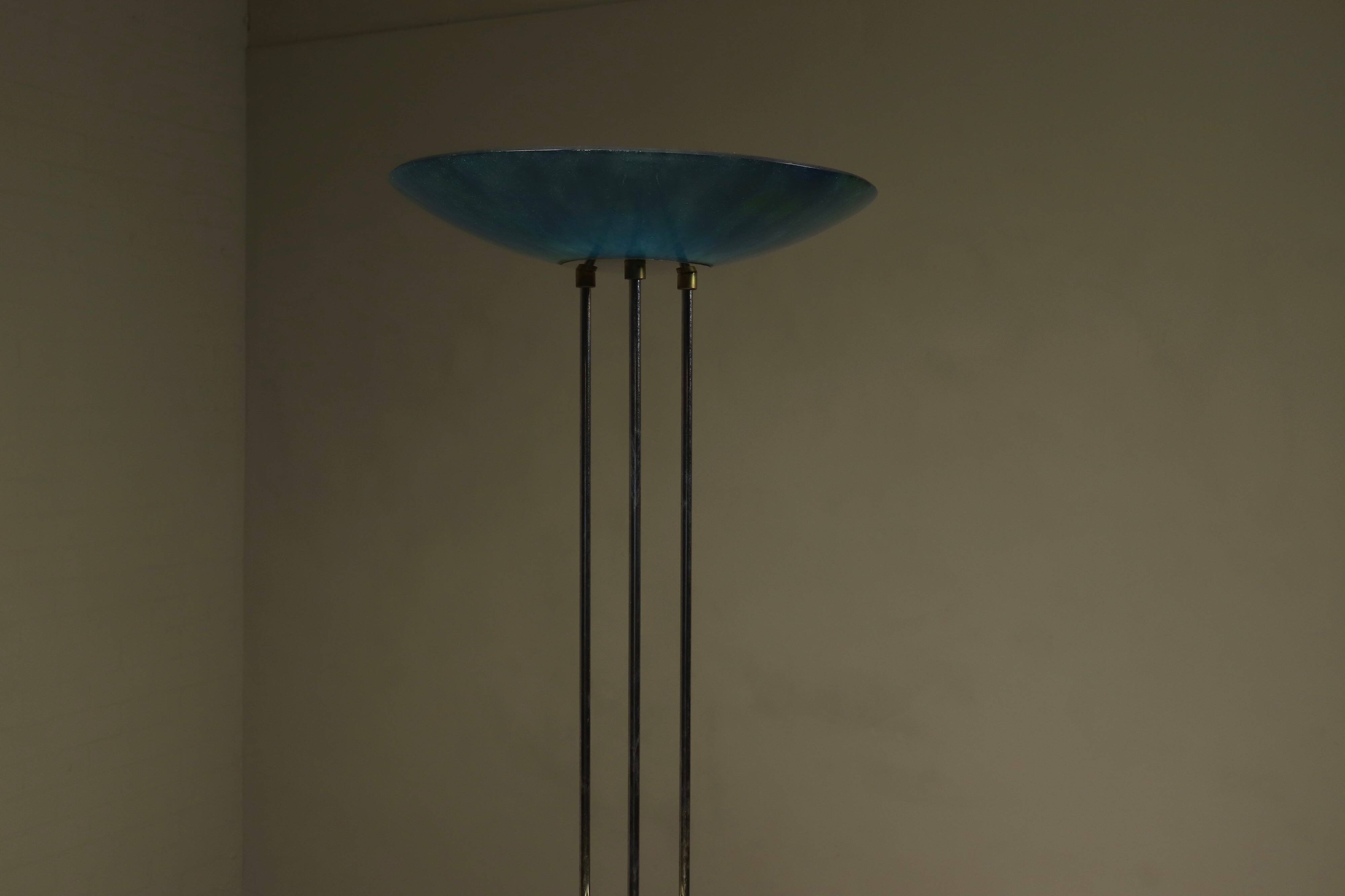 Handcrafted Studio Made Floor Lamp by Ralph Zernisch 1980s