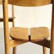 Paire de chaises "grain de café", France 1950