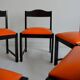 Set of 6 vintage Scandinavian chairs from the 1960s