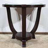Mahogany pedestal table, Art Deco style – 1959