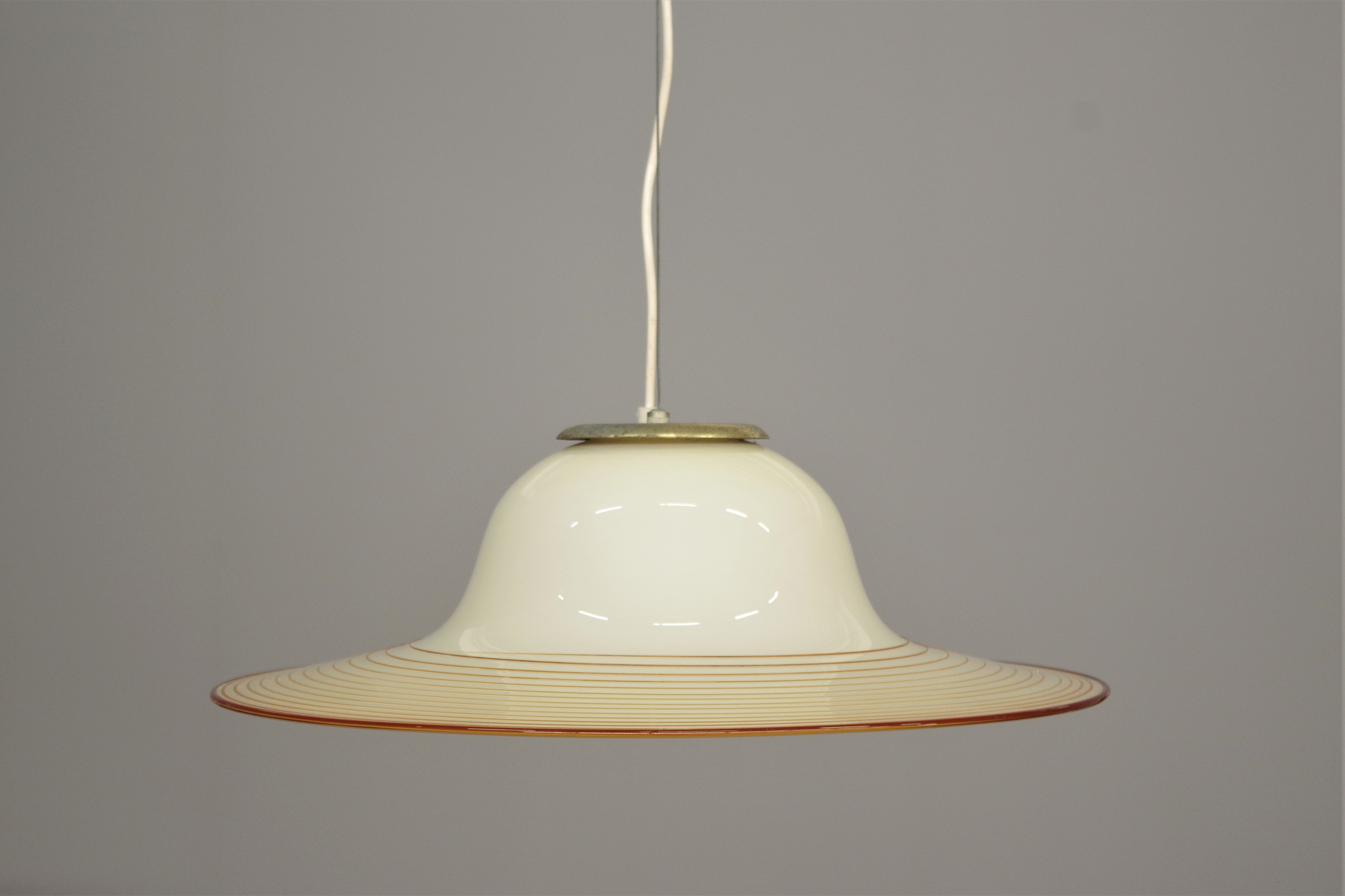 Murano glass pendant lamp, 1960