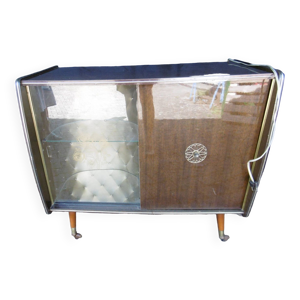 Meuble avec Vitrine et - eclairage