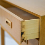 Scandinavian oak chest of drawers with two drawers