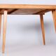 Mid-Century Czech Extendable Table in Beech and Ash attributed to Tatra Pravenec, 1950s
