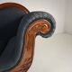 Carved Swan Chaise Longue, 20th Century