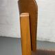 Pair of wooden and leather chairs
