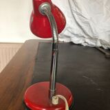 Lampe suspension rouge année 70/80