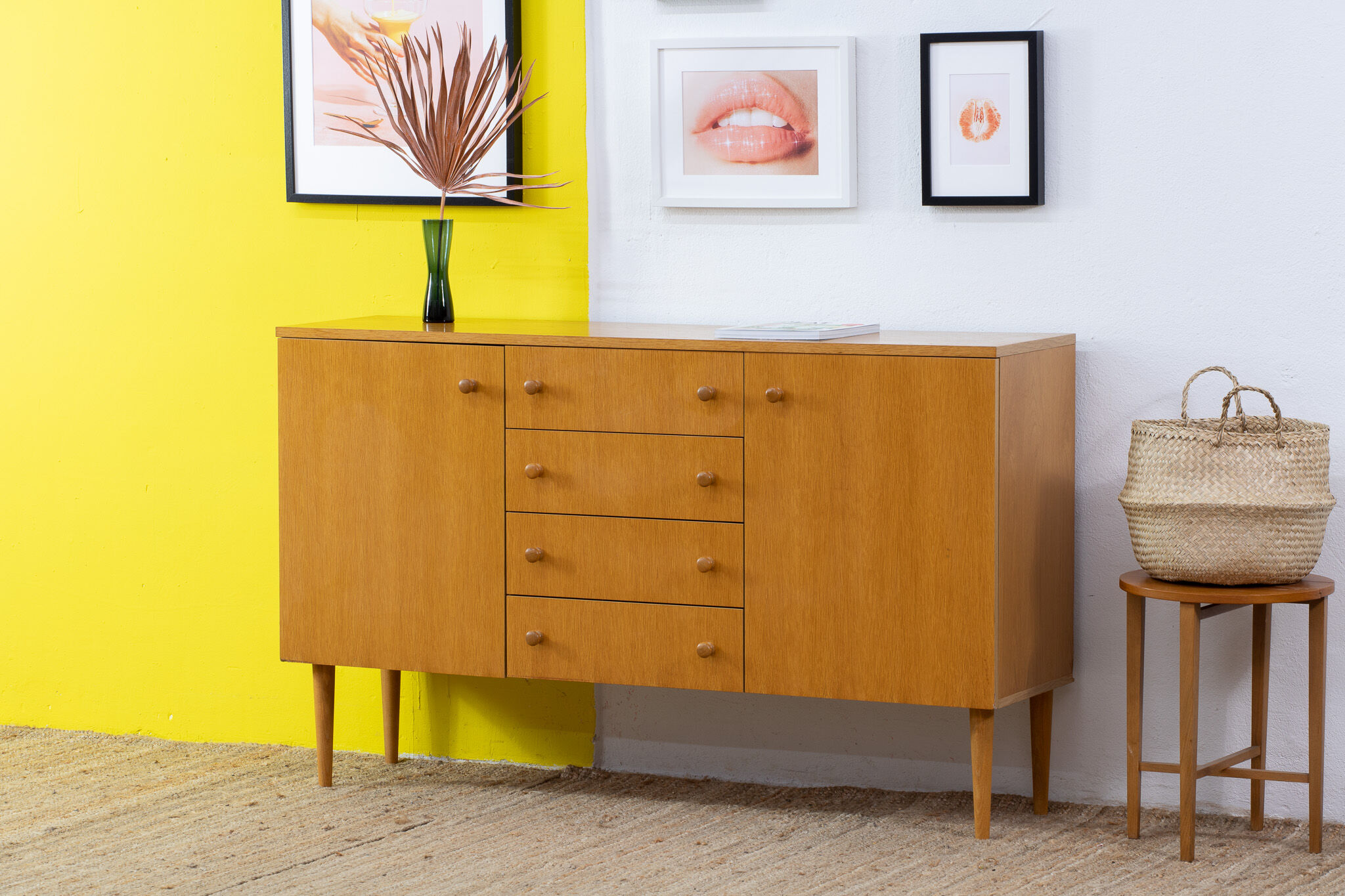 Vintage Scandinavian Enfilade – 150 cm