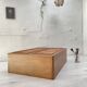 Storage unit in solid oak and veneer, circa 1960.