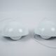Pair of 2 Flowerpot lamps from Denmark by Verner Panton, Louis Poulsen, 1968