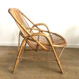 Rattan armchair