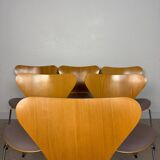 6 chairs Series 7 – Arne Jacobsen for Fritz Hansen
