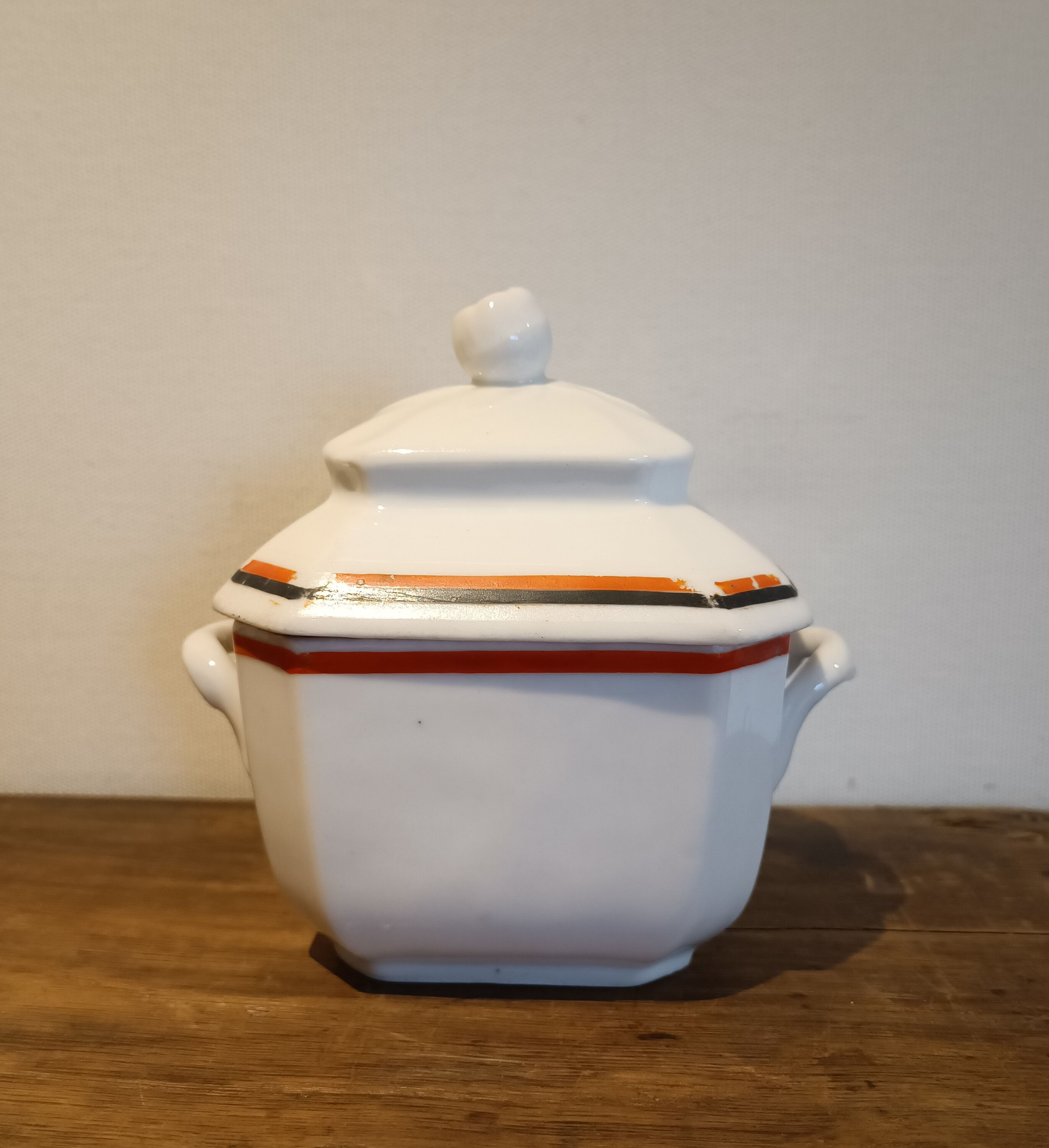 Porcelain sugar bowl