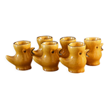 Set of 6 chicken cockerels