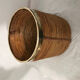 Bamboo and brass pot cover 1970