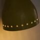 Wall lamp inlaiton and pale yellow lacquered metal