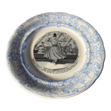 Gien porcelain plate