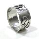 Silver towel ring