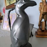 Penguin pitcher in pewter kayserzinn