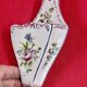 Bouquet holder in Clamecy earthenware